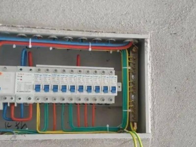 宾馆插卡取电配电箱接线图,配电箱接线图