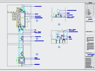 玻璃幕墙施工图,玻璃幕墙施工图识图