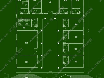 民居建筑设计效果图,民居建筑设计图