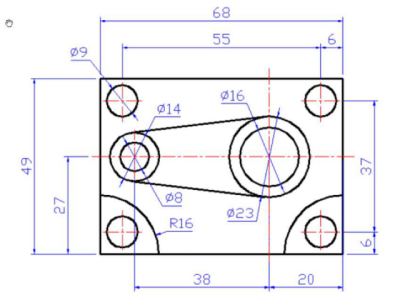 cad练图300例,cad练习图
