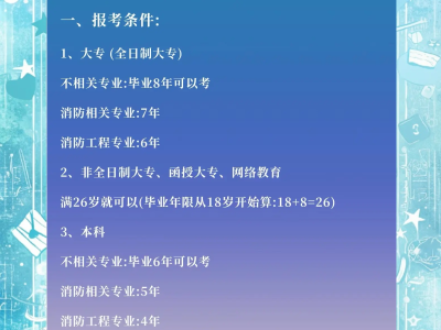 一级消防工程师报名规定一级消防工程师报名需要什么条件