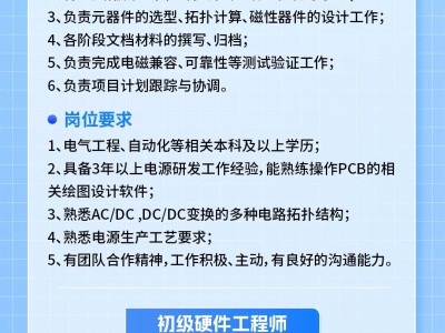 高级电源结构研发工程师招聘高级电源结构研发工程师招聘信息