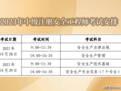 湖北初级安全工程师考试科目湖北初级安全工程师考试报名时间