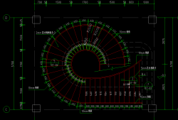 旋转楼梯平面图旋转楼梯平面图cad