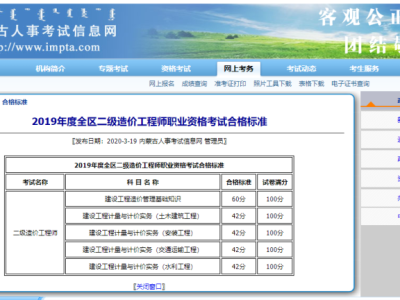 二级造价师工程师成绩查询时间二级造价师成绩查询时间2021