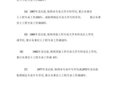 岩土工程师专业考试报名条件,岩土工程师报考限制专业吗
