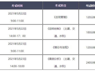 二级监理工程师考试科目,二级监理工程师考试科目时间