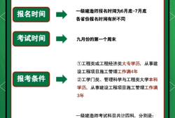 一级市政建造师什么时候考,一级建造师市政报名时间