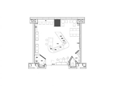 店面平面图店面平面图设计图纸