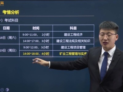 一级建造师矿业实务一级建造师矿业实务那个老师讲得最好