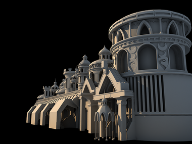 欧式建筑模型,欧式建筑模型手工制作教程