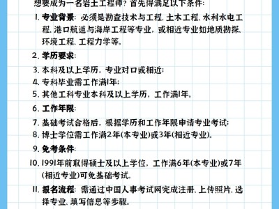 岩土工程师报考专业对照表2019非本专业岩土工程师非专业人士可以考证吗