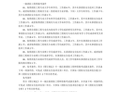 消防工程师证报考条件是什么学历,消防工程师报考条件女人能考