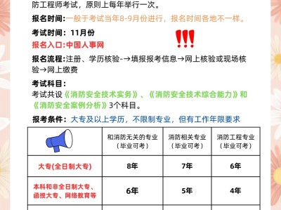 2019年消防工程师报考时间2019年消防工程师考试结果什么时候出来