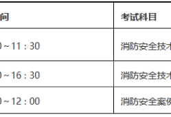 带消防工程师考试科目消防工程师考试科目有哪些