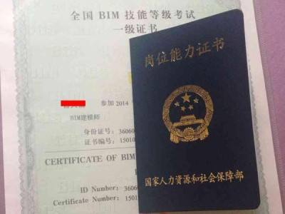 bim专业技能和职业技能证书区别,bim工程师属于职业技能证书