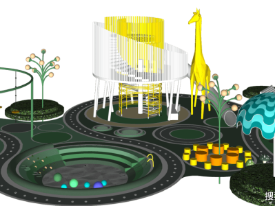 儿童滑梯cad平面俯瞰图,儿童滑梯cad