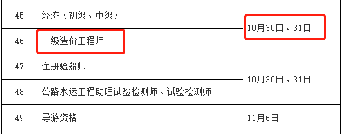 注册公路造价工程师考试时间,2023年造价工程师报名时间和考试时间 第1张 注册公路造价工程师考试时间,2023年造价工程师报名时间和考试时间 第1张
