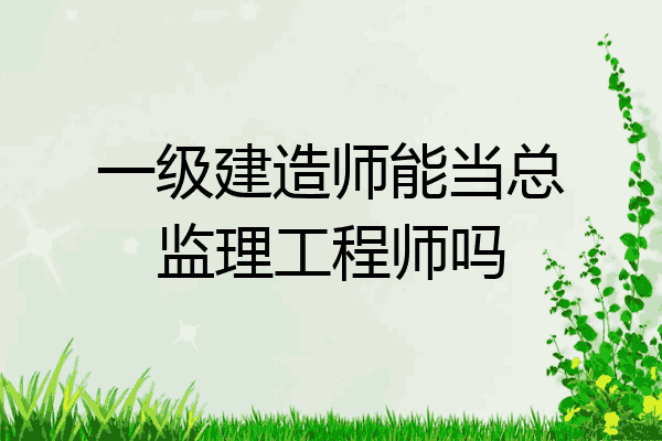 总监理工程师考试专业总监理工程师报考专业  第1张