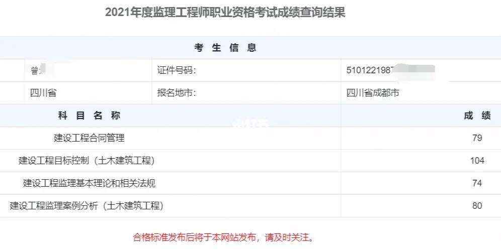 甘肃省监理成绩查询,甘肃监理工程师成绩查询时间  第2张