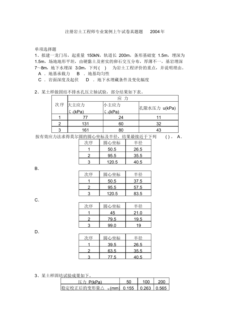 注册岩土工程师复试内容,注册岩土工程师复试  第1张